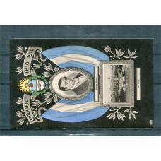 CENTENARIO 1810 - 1910 PATRIOTICA ANTIGUA TARJETA POSTAL MARIANO MORENO